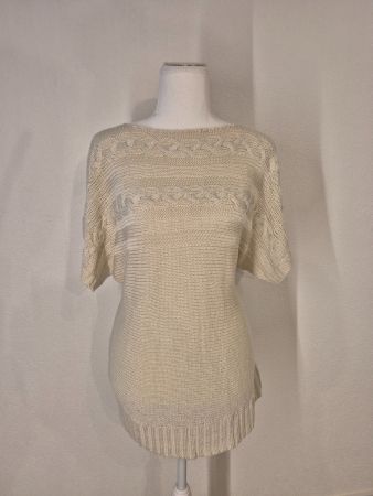 Sommerlicher Strickpullover, Beige