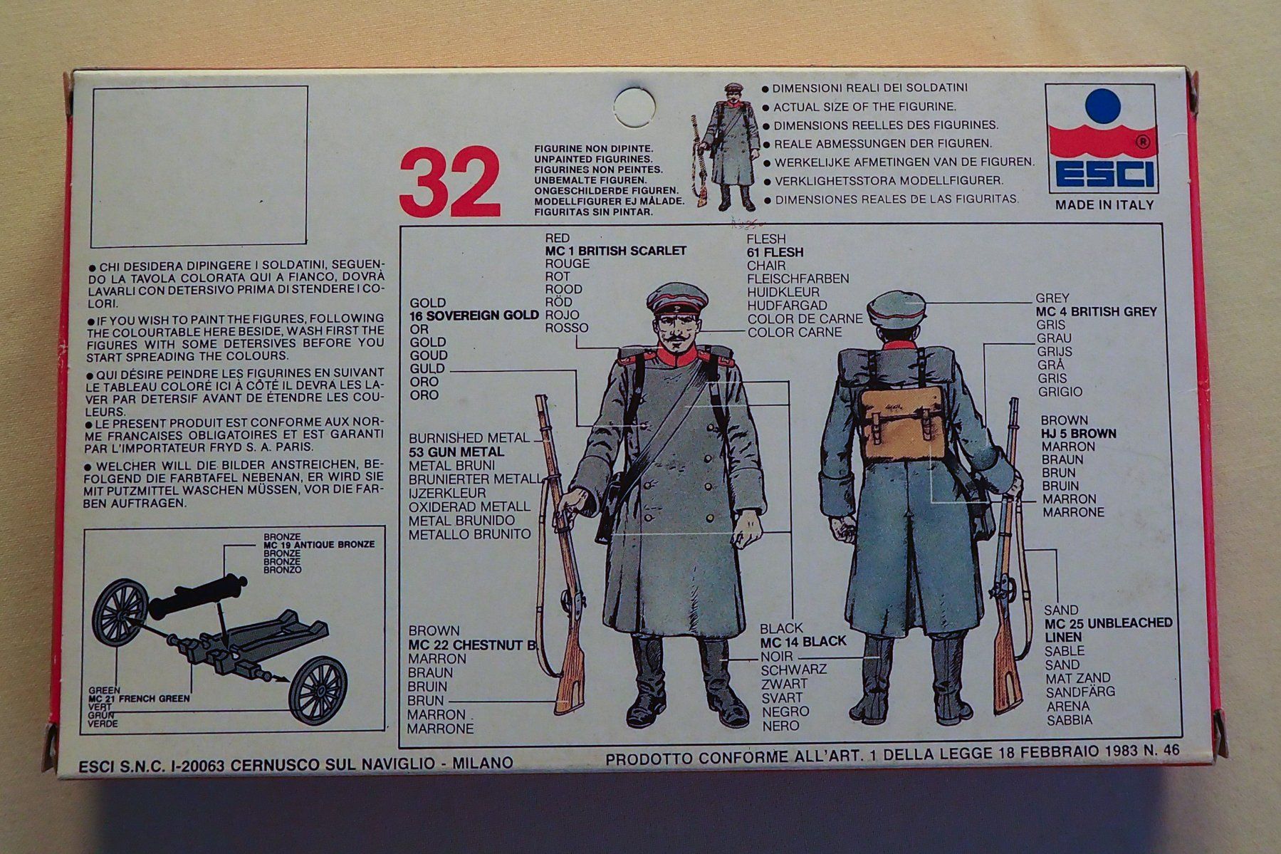Kit di modellismo & Modellini statici: Esci / Crimean War / 1/72 – Usato da Chur venduto da dluli 1