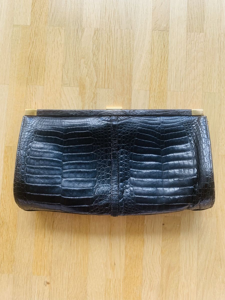 Taschen für Damen: Elegante schwarze Clutch Vintage – Gebraucht aus Zürich von MK124 1