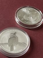 2 x 1 Oz Krügerrand & Kookaburra Feinsilber 999.9
