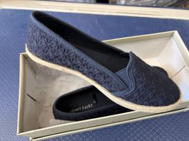 Sommerschuhe Stoff dunkelblau Gr.36 neu