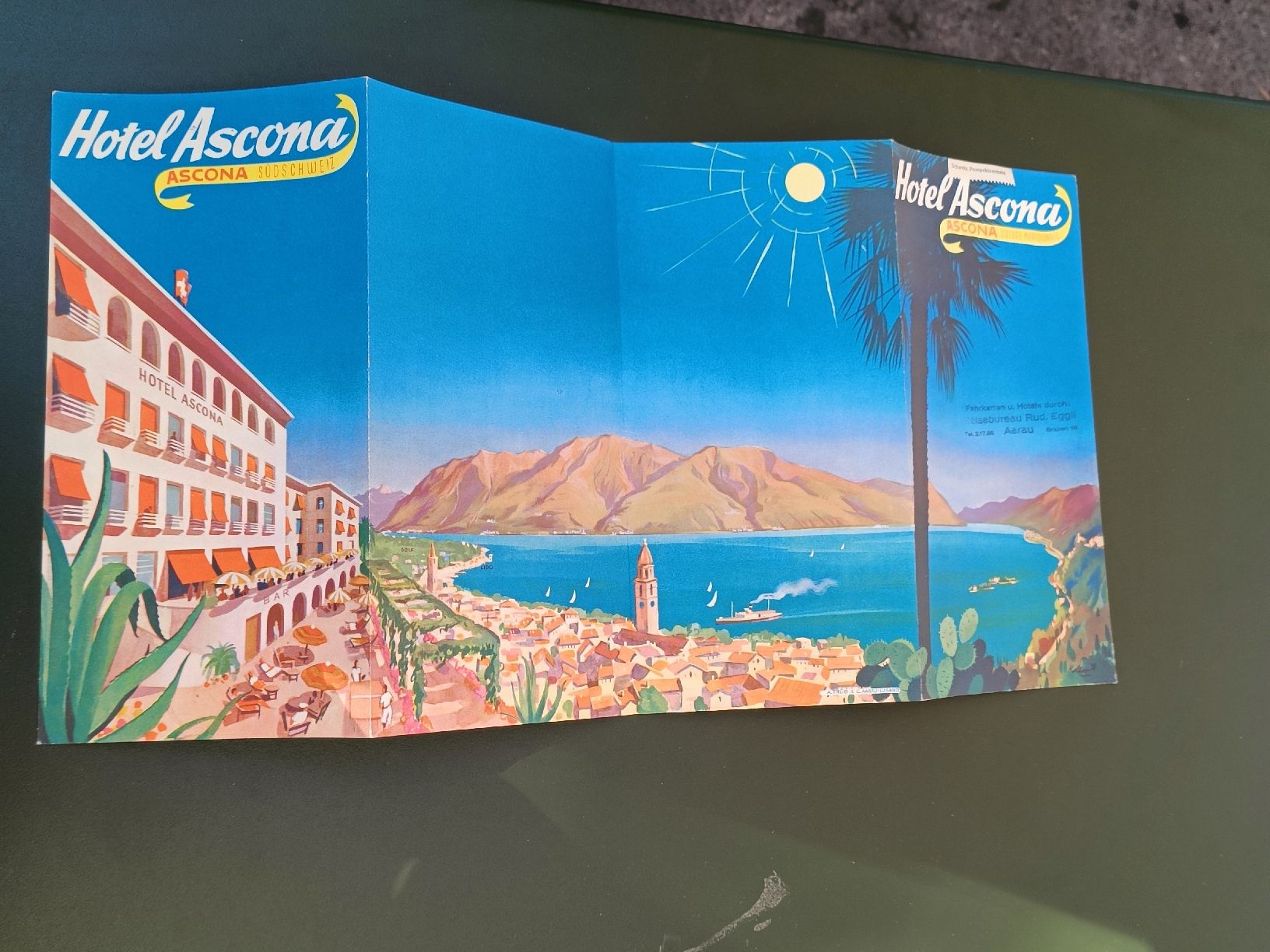 Documenti: Litho Prospekt / Hotel Ascona - Ascona Ausgabe ca. 1930 – Usato da Brugg AG venduto da Ente015 3