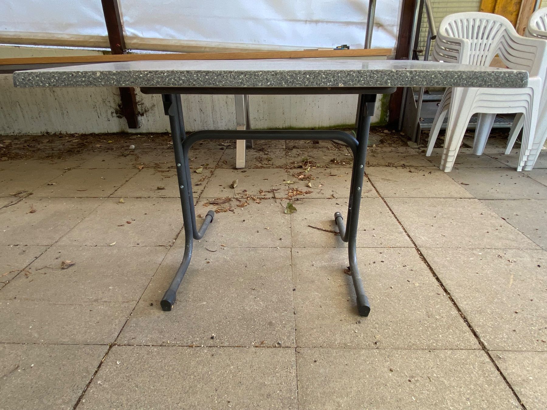 Tavoli: Gartentisch Marmormuster 110x70x71cm – Usato da Eschlikon TG venduto da ArtRec 1