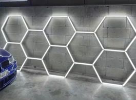 2 Hexagon LED Garage Lichter Neupreis war 600.-