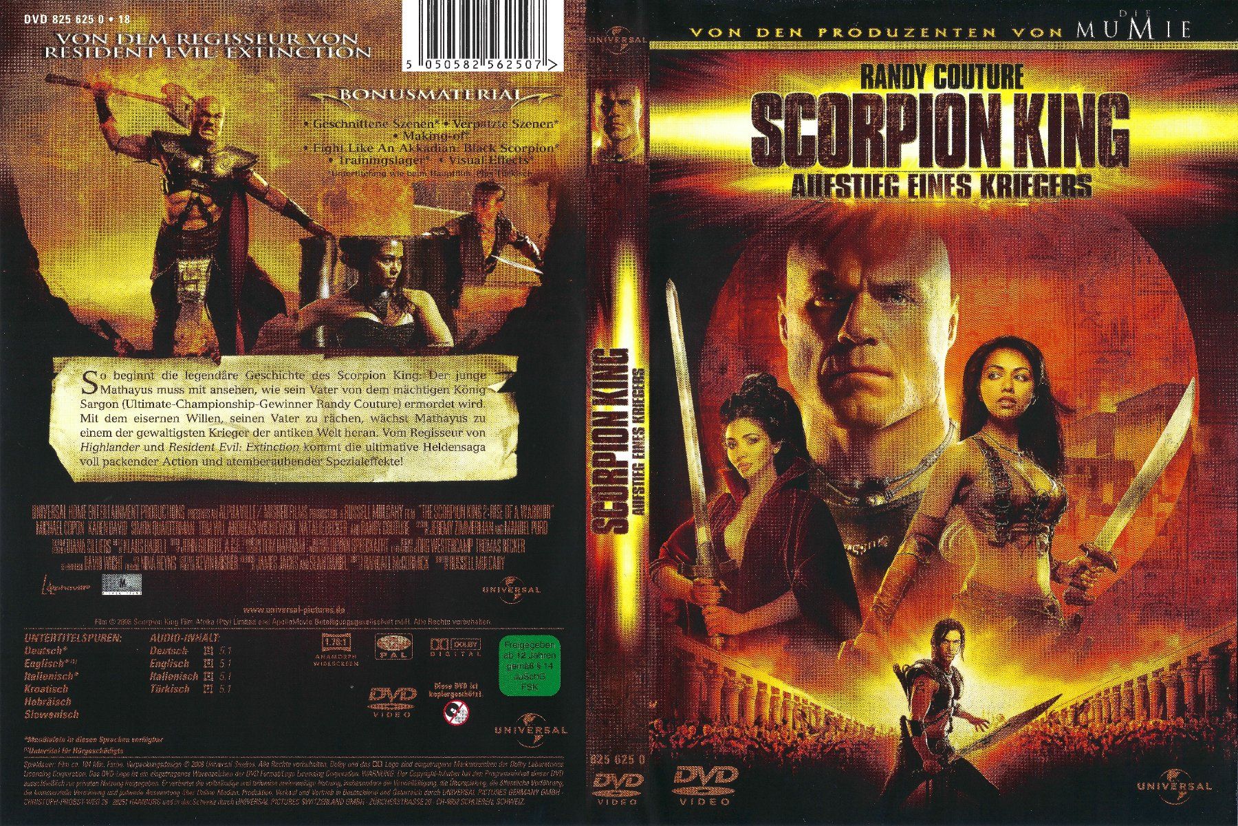 Tutti i DVDs: The Scorpion King - Aufstieg eines Kriegers – Usato da Zürich venduto da Cineasten