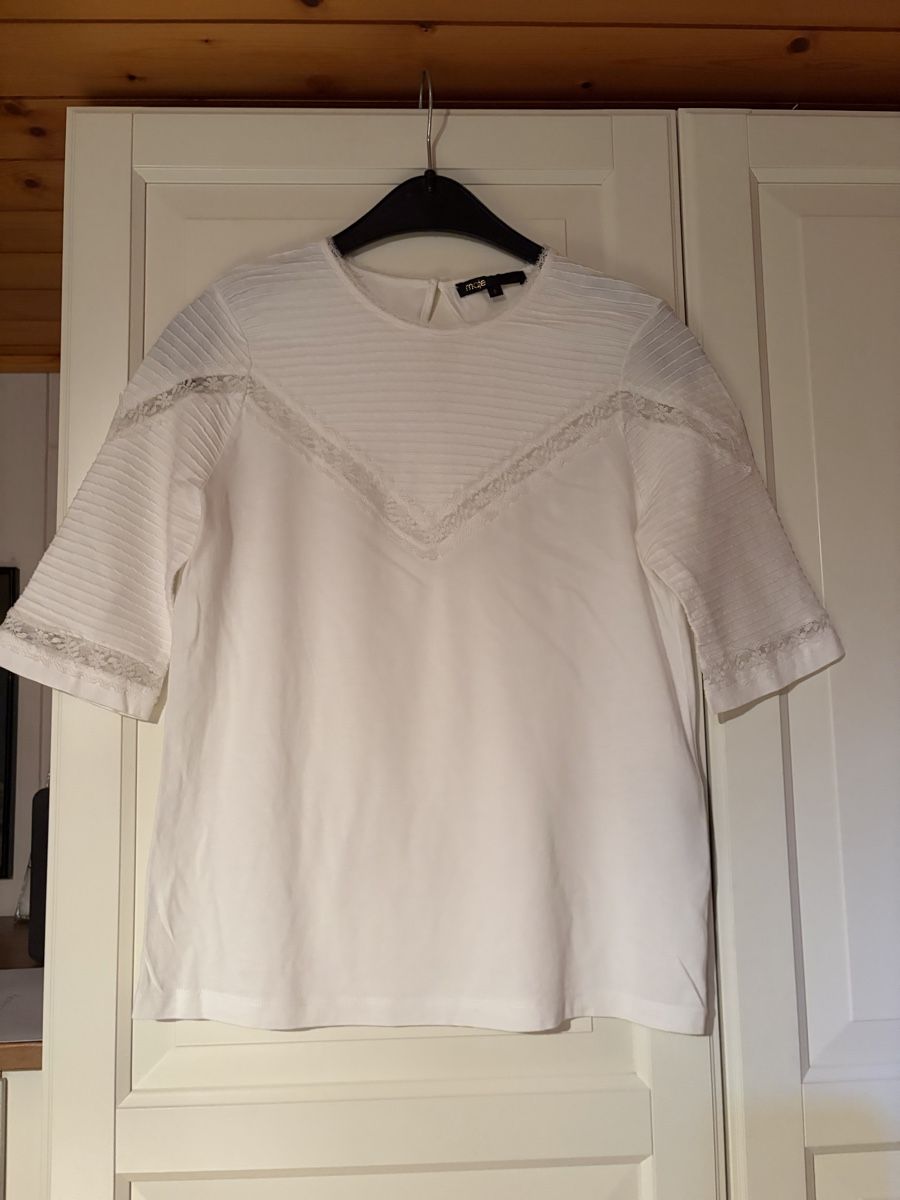 Maje Blusen: Maje White Cotton Blouse – Gebraucht aus St.Josefen von lop_lh8d 5