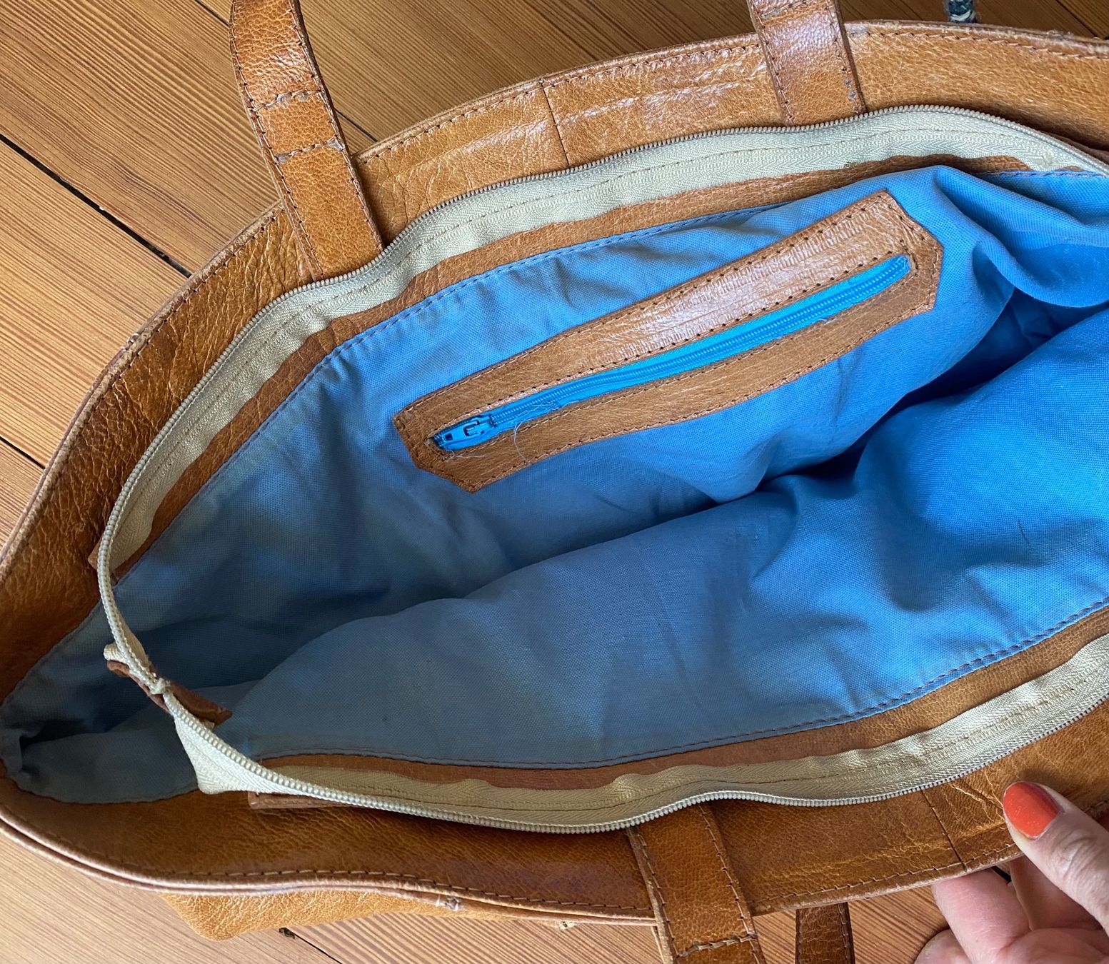 Borse da donna: Wunderschöne Ledertasche Damen cognac guter Zustand – Usato da Aarau venduto da lacrimara 1