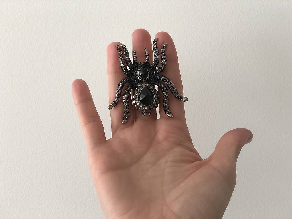 Anelli: Gothic Spider Ring with Stones + Matching Earrings – Usato da Lugano venduto da sho_pym8 2