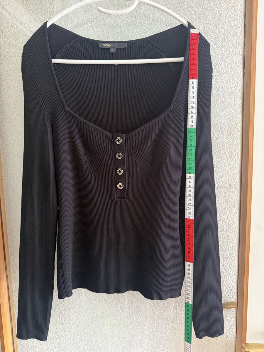 Maje Maglioni & Felpe: NEU Pullover Maje schwarz, Gr.  0 (XS/S) – Nuovo (secondo la descrizione) da Zollikon venduto da brownbear1 1