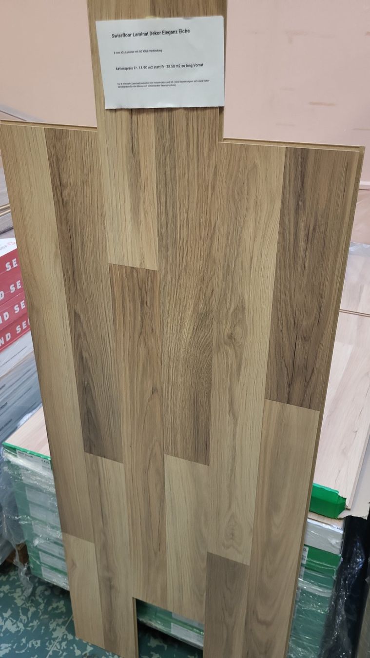 Holzartikel: Laminat Eleganz eiche 2-stab Fr. 14.90 m2 – Neu und originalverpackt aus Rothrist von swiss-laminat 5