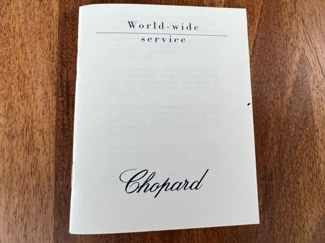 Chopard Orologi: 2 Chopard watch booklets – Usato da Morges venduto da thetimebureau 1