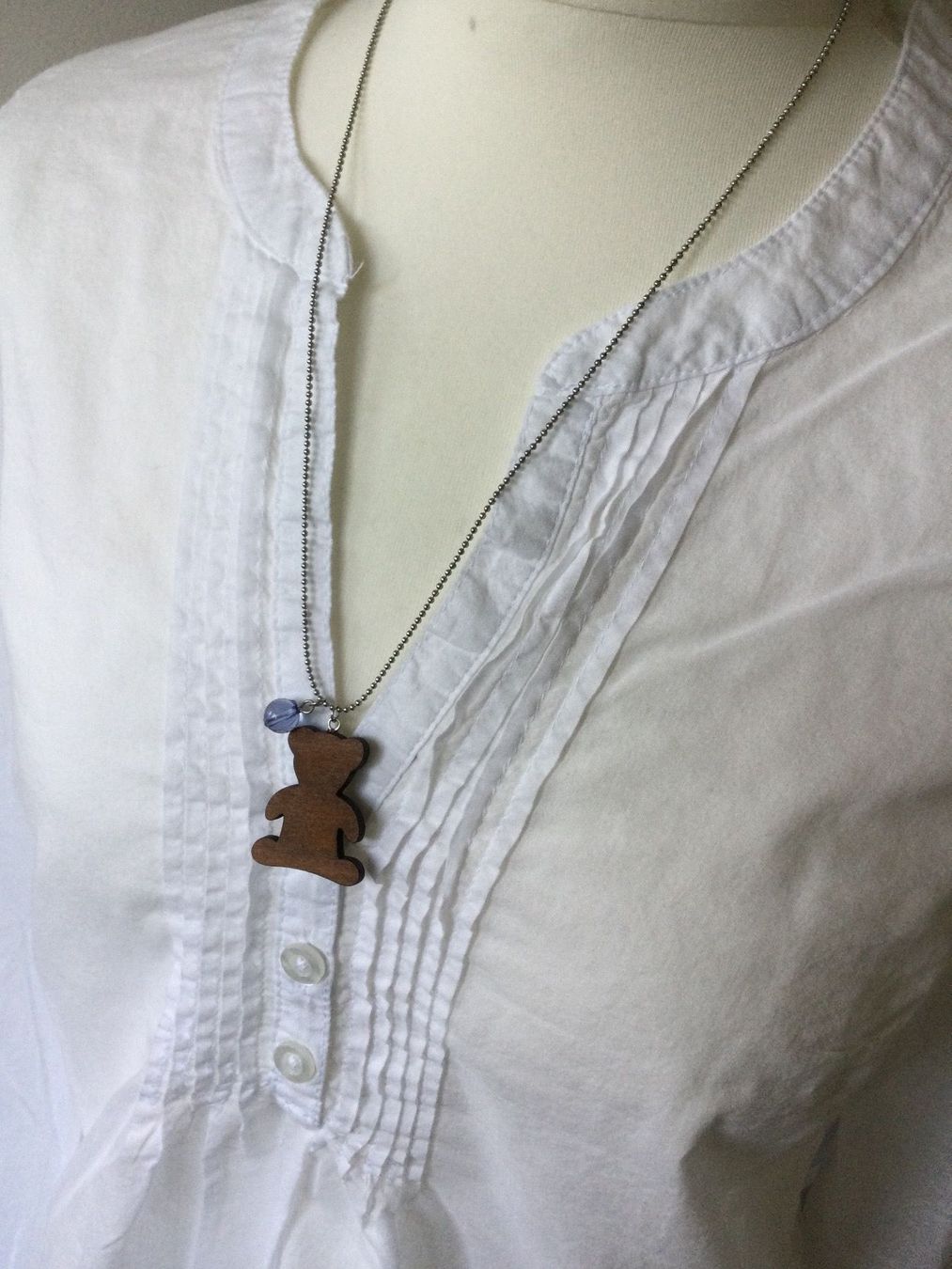 Colliers: Collier avec pendentif OURSON en bois – Neuf (Voir description) à Agiez par chouchanelle 6