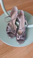 Tanzschuhe silber Grösse 39 guter Zustand