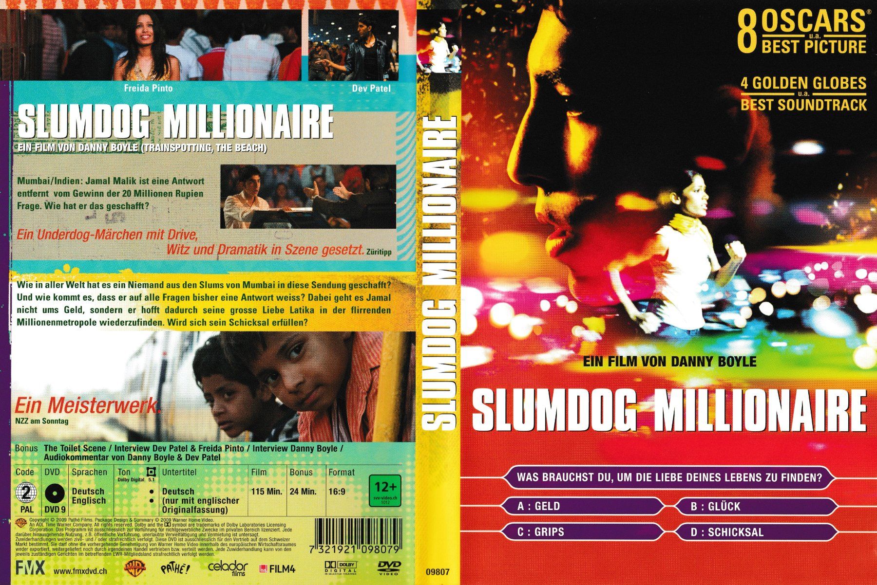 Tutti i DVDs: DVD - Slumdog Millionär – Usato da Langnau am Albis venduto da MediaRescuerKeLoX