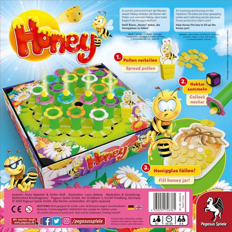 Pegasus Spiele Giochi: Spiel Honey – Nuovo e nell'imballaggio originale da Uster venduto da Ludit 1