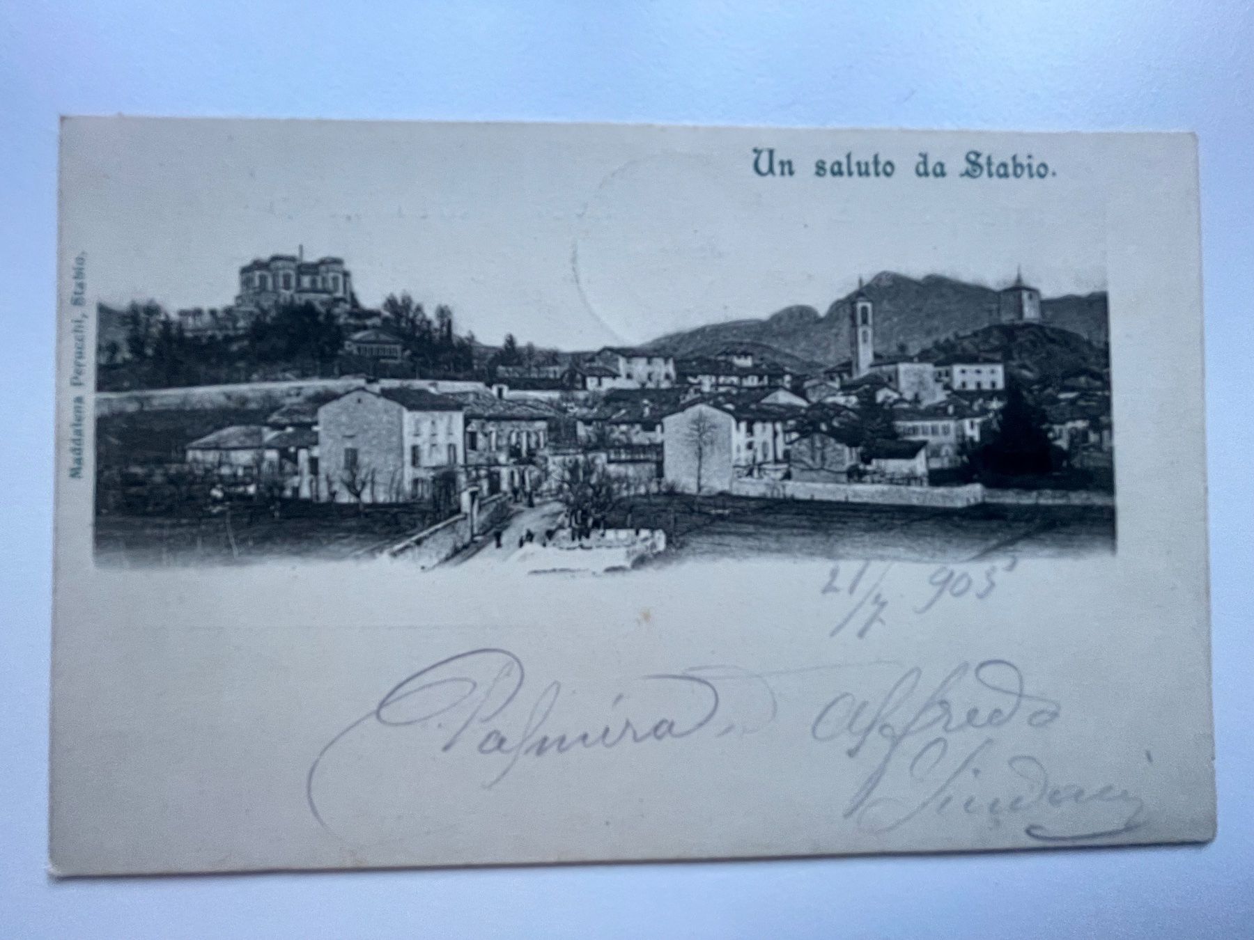 Cartoline postali: Stabio 1905 – Usato da Faido venduto da Luca555