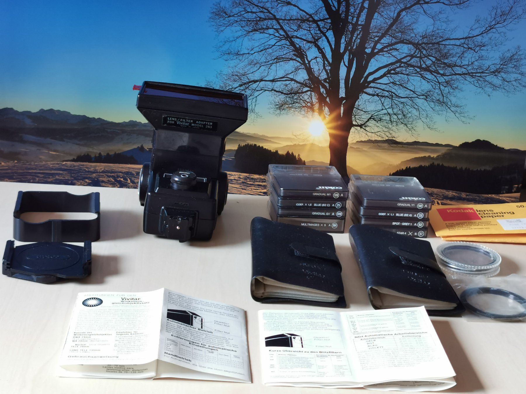 Vivitar Flash: Elektronenblitzgerät mit Linsen und Filter – Usato da Kreuzlingen venduto da Mietze_34