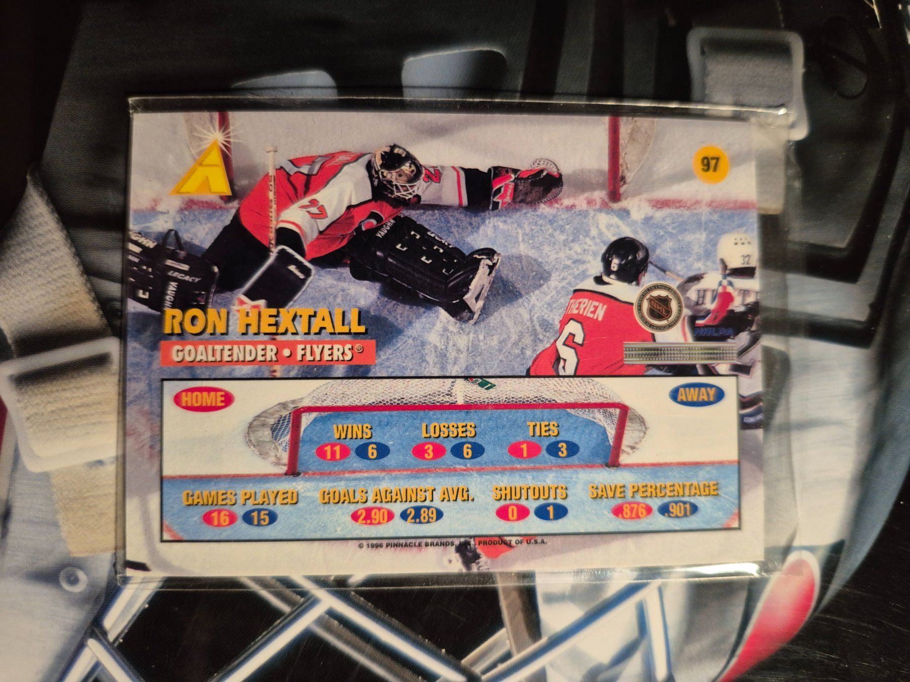 NHL Cartes à collectionner: NHL Ron Hextall Philadelphia Flyers – D'occasion à Treiten par Sauber73 1