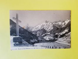 Carte postale, CP. Postkarte, route du Gd-St-Bernard, Ferret