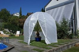 Colibri Premium Palmenhaus L inkl. Folie, weiss