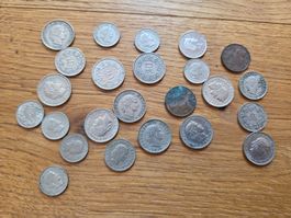 LOT 2,5,10,20 Rappen vor 1969 zt vz