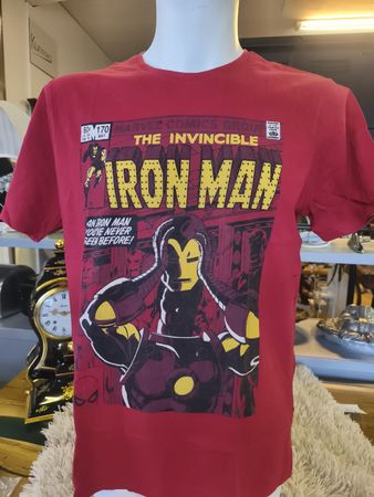 Marvel Comics T-Shirt rot Comic Print Grösse 170/M(A41)