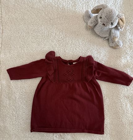 Langarm Kleid Gr. 74