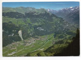 MEIRINGEN Blick auf Hasliberg - Titlis und Sustenhorn