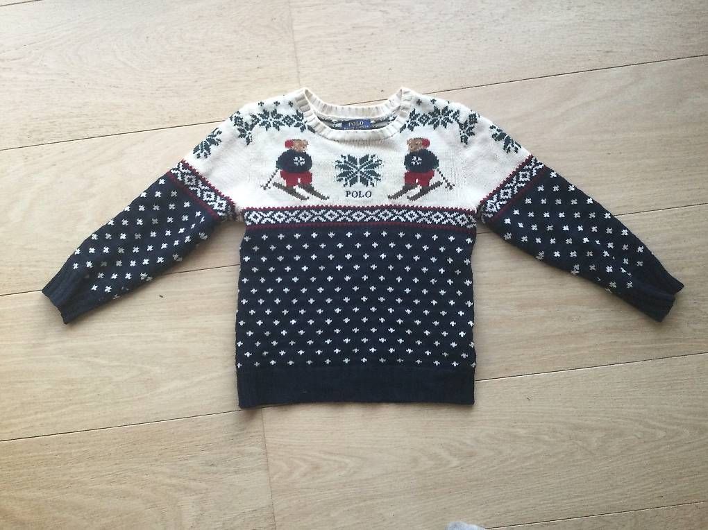 Maglioni & Felpe: Pull de Noël polo pour enfant de 6 ans – Usato da Crans VD venduto da SunDance20