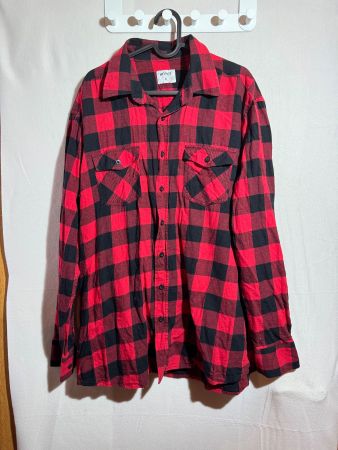 Kariertes Worker Hemd Gr. XL 100% Baumwolle