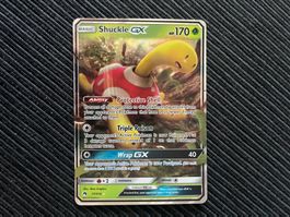 Pokemon Shuckle GX Sun Moon Lost Thunder near Mint