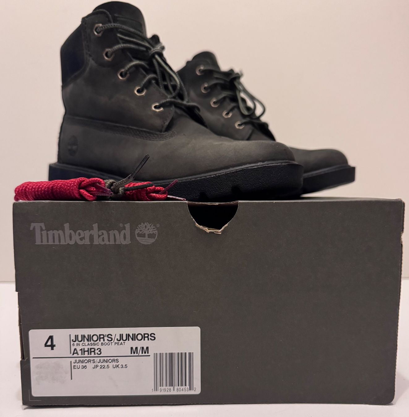 Timberland Scarpe da uomo: TIMBERLAND Junior’s Classic Boot, Peat, EU 36 – Nuovo e nell'imballaggio originale da Genève venduto da OnSale 4