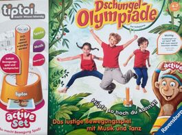tiptoi Dschungel Olympiade Bewegungsspiel Set praktisch neu