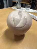 Dekorativer Apfel Speckstein handgemacht 10 cm hoch