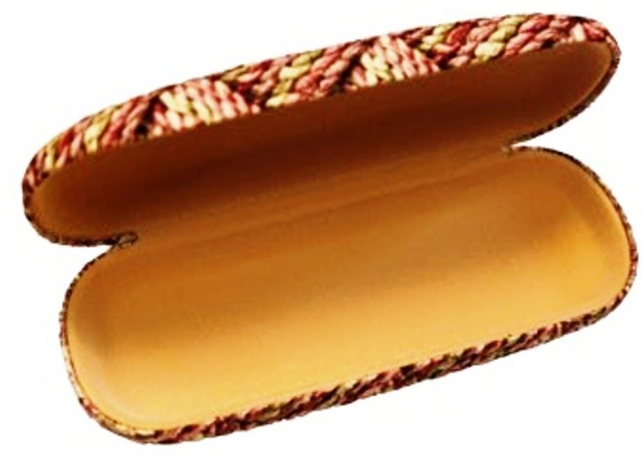 UpaClaire Rundes Brillenetui Für Herren Oder Damen, Hartschalenetui Für Sonnenbrillen, Lesebrillen Und Mehr, Farbig, L*W = 7 In * 2.75 In