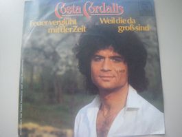 Vinyl-Single Costa Cordalis - Feuer verglüht mit der Zeit
