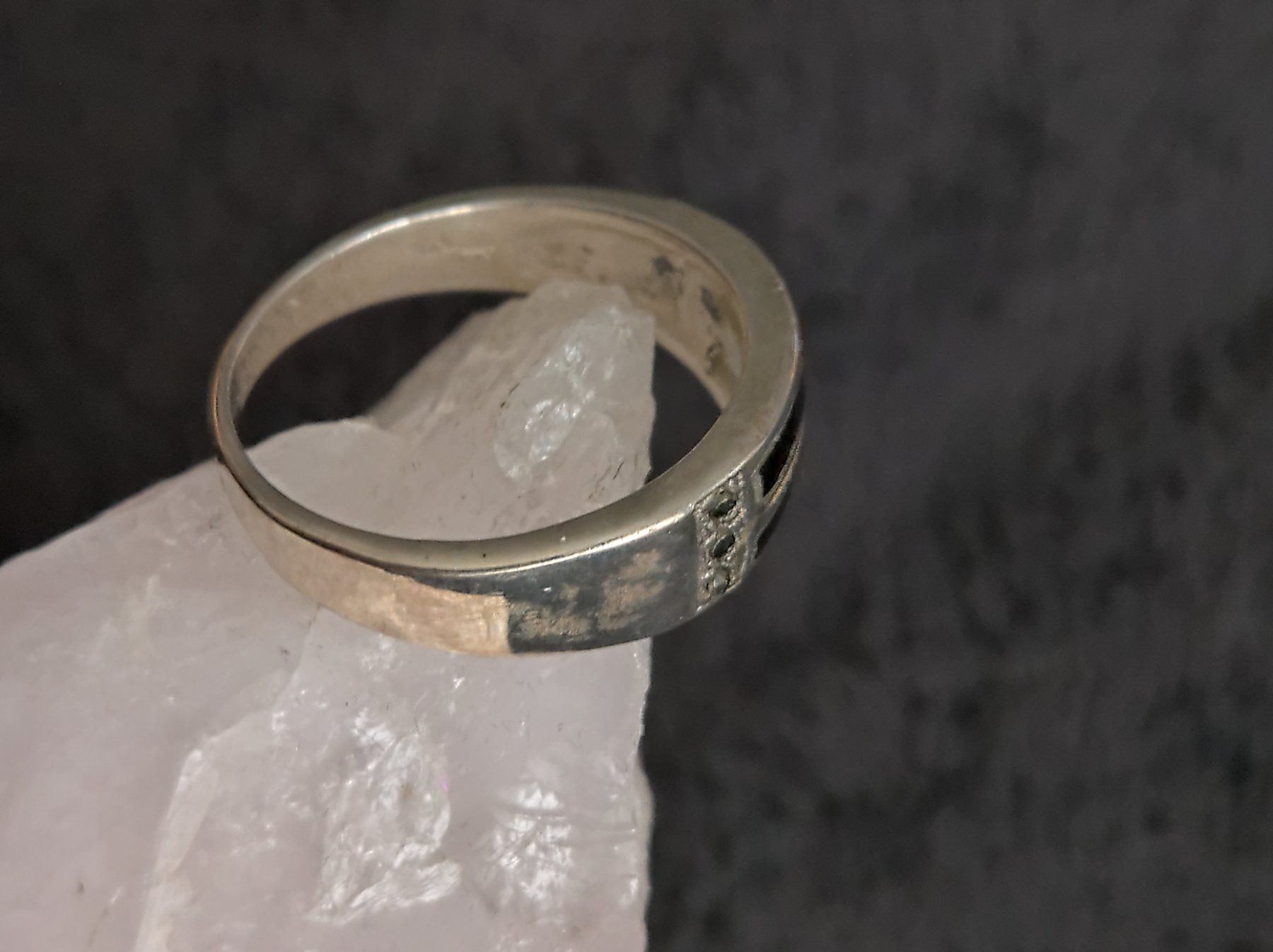 Anelli: Ring Silber 925 mit schwarz – Usato da Istighofen venduto da Ringparadies 1