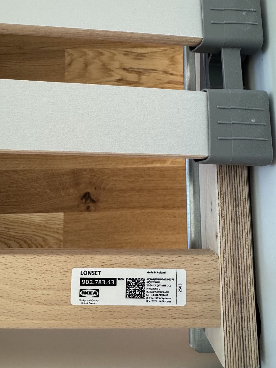 Ikea Letti: IKEA Malm Bett Weiss mit Lattenrost 180cm – Nuovo (secondo la descrizione) da Zug venduto da Katenths 2