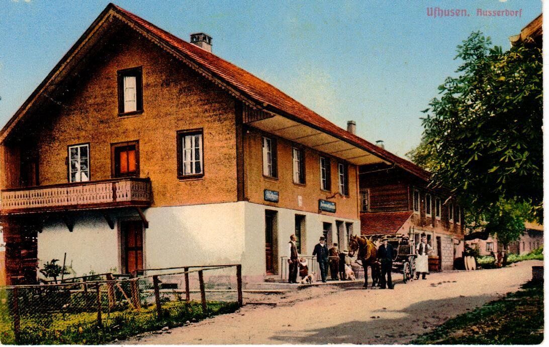 Cartoline postali: Ufhusen Ausserdorf – Usato da Wolhusen venduto da Curver9