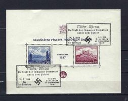 Besetzung Sudetenland Block **