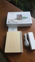 LED Ahorn Buch 360°Faltbar Magnet USB