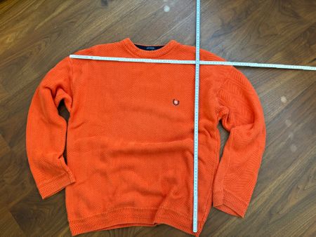 Orange Men's Chaps Ralph Lauren Sweater Size M