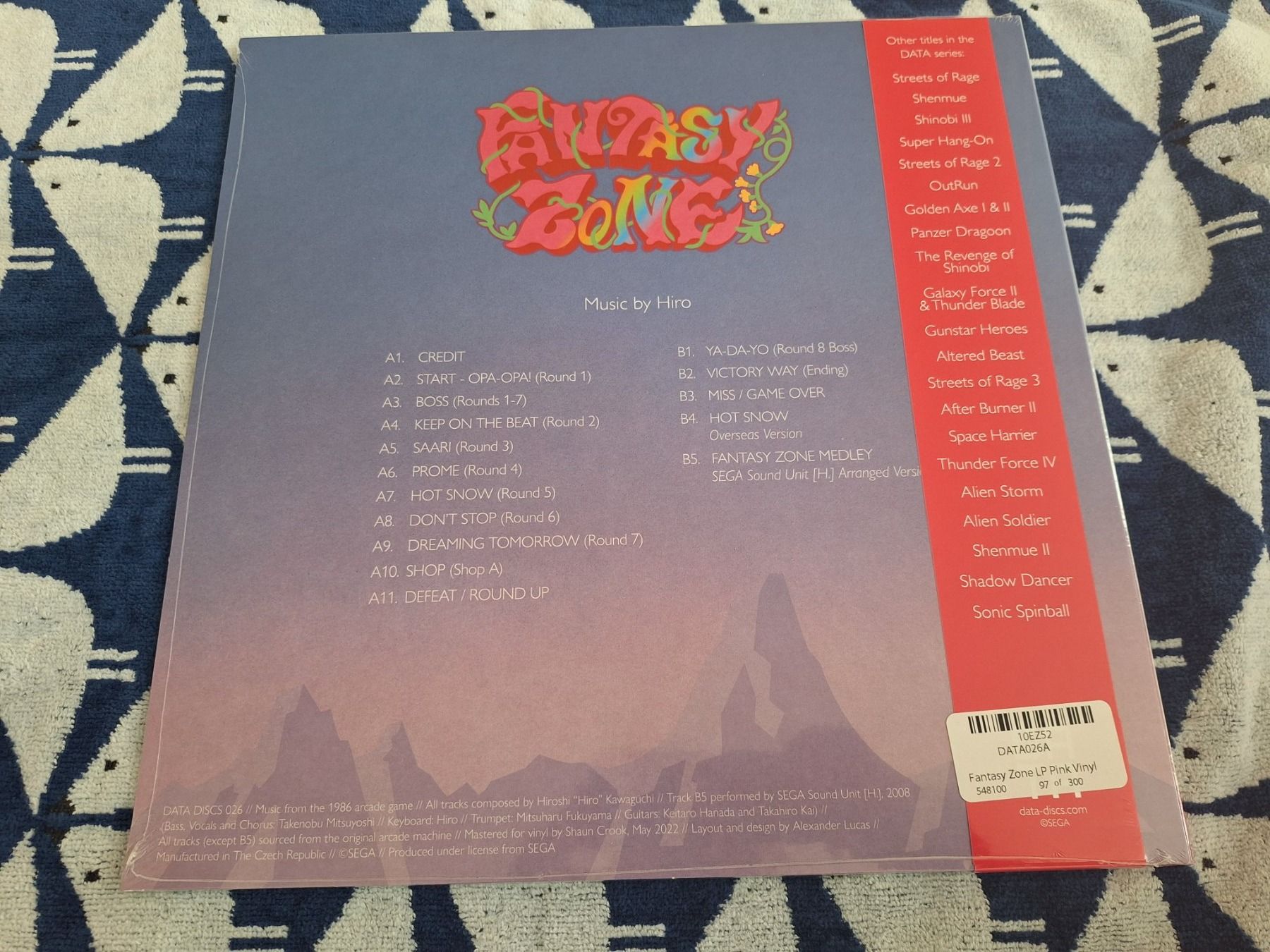 Dischi in vinile: Fantasy Zone OST  - Pink Vinyl – Nuovo e nell'imballaggio originale da Spreitenbach venduto da misi.m 1