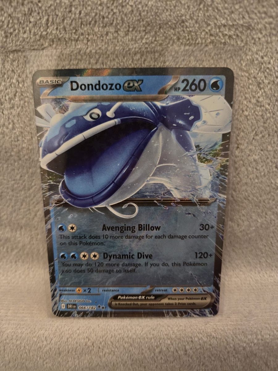 Pokémon Sammelbilder & Trading cards: Dondozo EX - Seltene Pokemon Karte - ENG – Neu (gemäss Beschreibung) aus Winterthur von Bursa.16