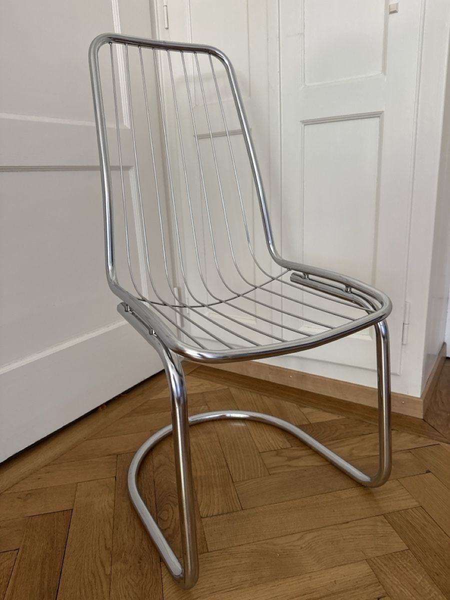 Stühle: Freischwinger Chrom – Gebraucht aus Bern von mutz147
