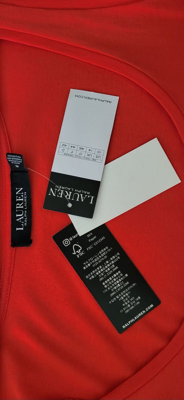 Ralph Lauren Kleider: Ralph Lauren, Sommerkleid in rot – Neu und originalverpackt aus Basel von jma_vh95 4