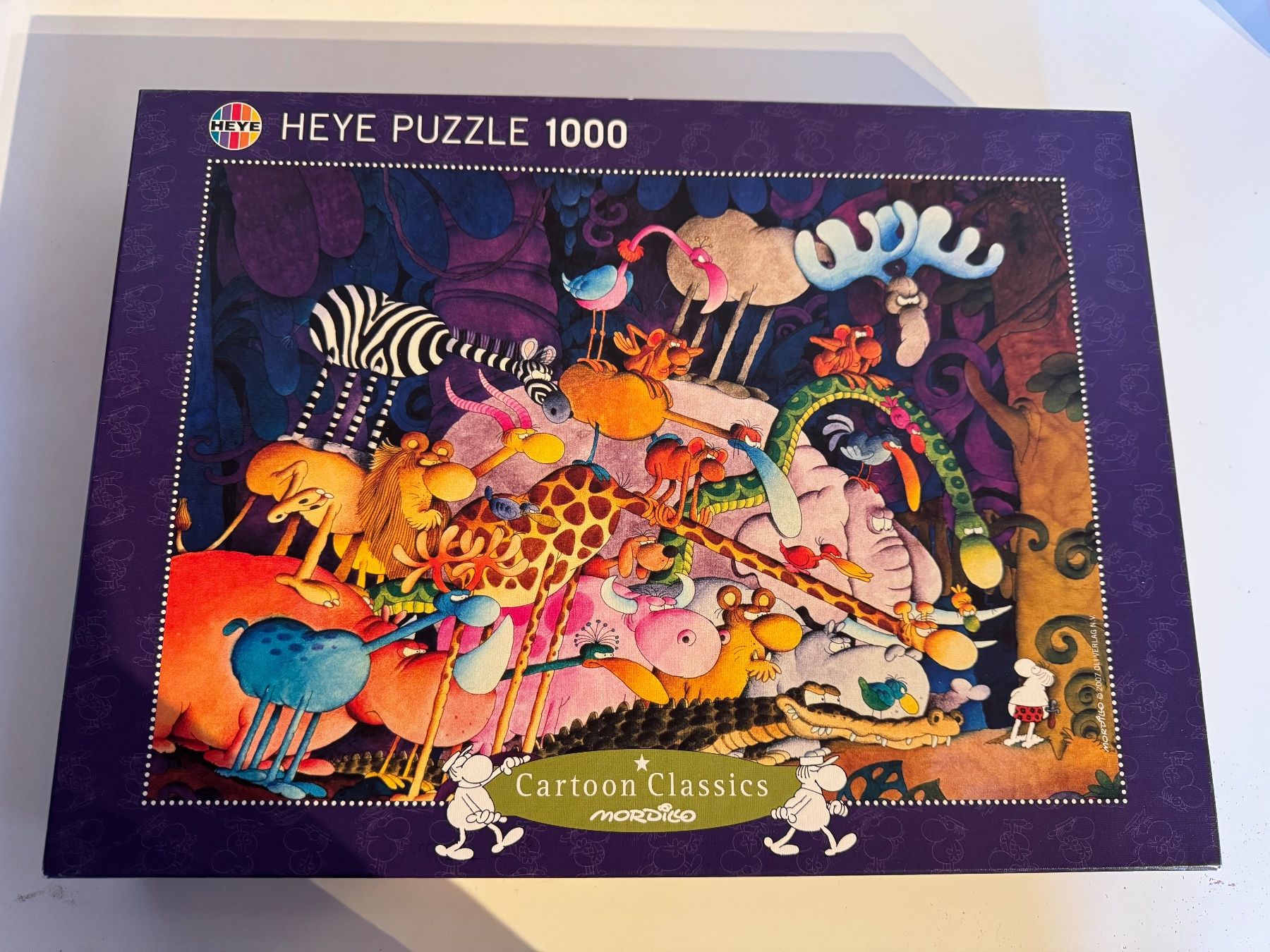Heye Puzzle: Heye Mordillo Puzzle Cartoon Classics 1000 Teile – Usato da Grosswangen venduto da Second_hand_paradise