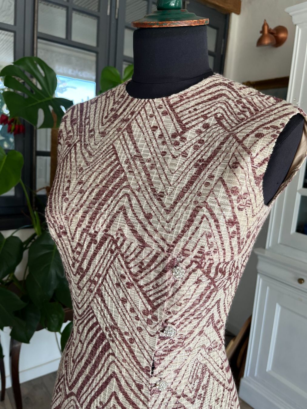 Vestiti: Robe Vintage 36 cousue main – Usato da Seiry venduto da vanille08 3