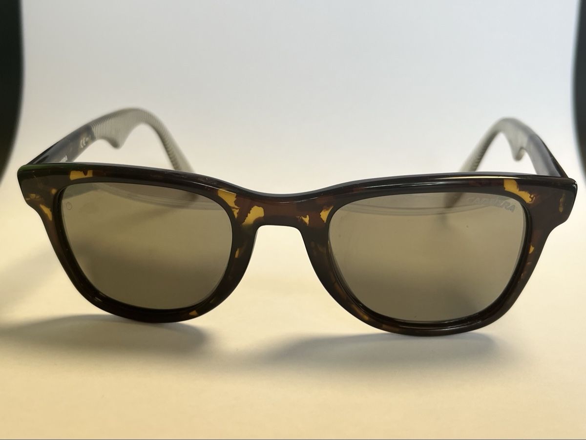 Carrera Occhiali & Lenti: Carrera Sonnenbrille, braun schwarz gemustert – Usato da Subingen venduto da Jordano01 1