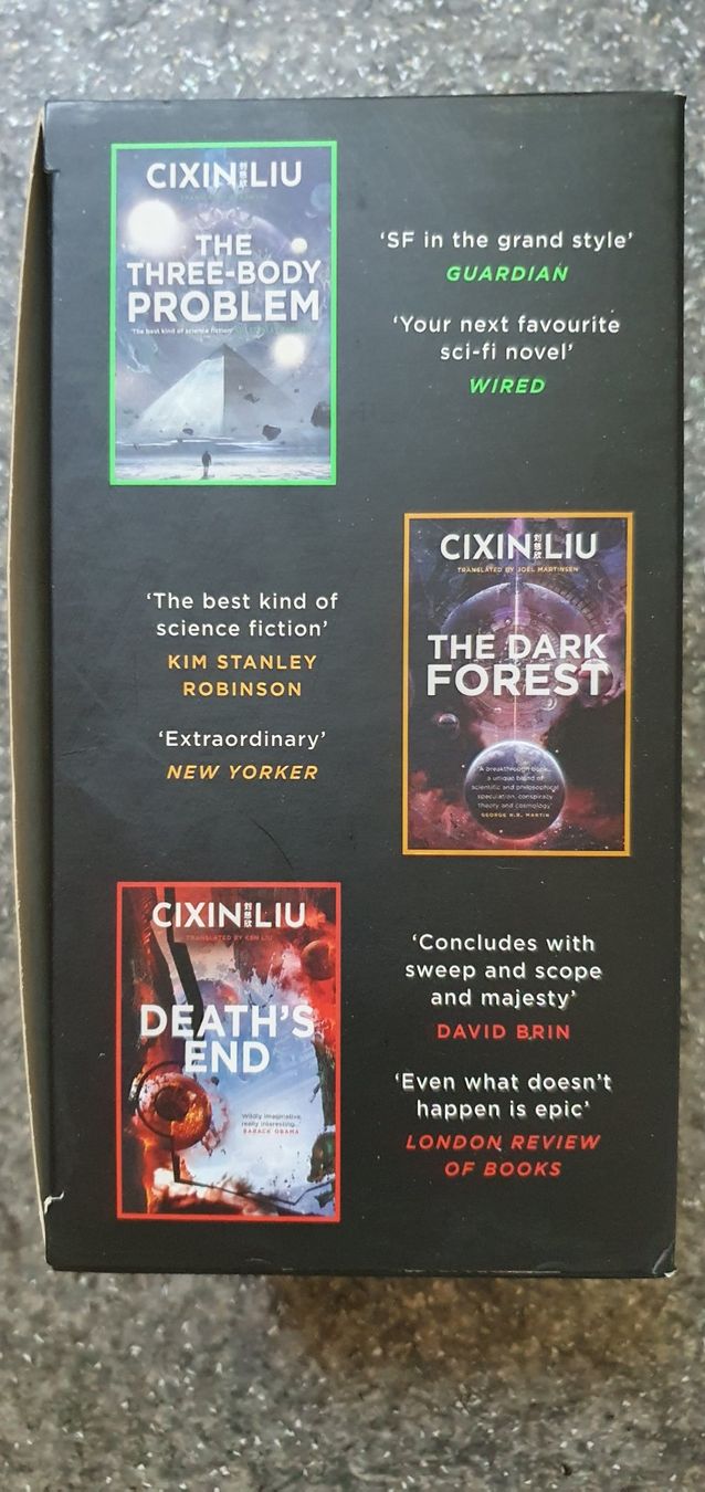Bücher: Cixin Liu, The three body problem Trilogie, Box-Set Englisch – Gebraucht aus Biel/Bienne von IT_KinG 1